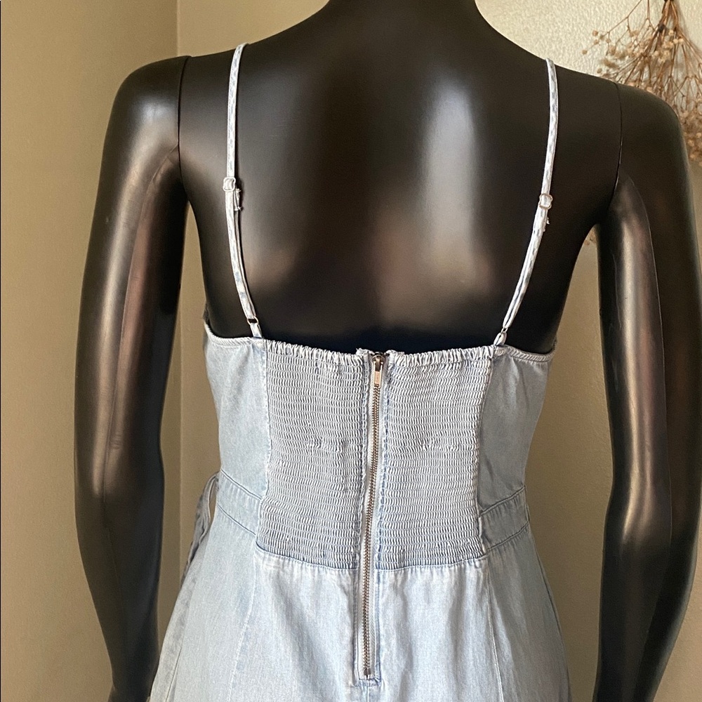 Express Light Blue Denim Dress - Picture 11 of 13